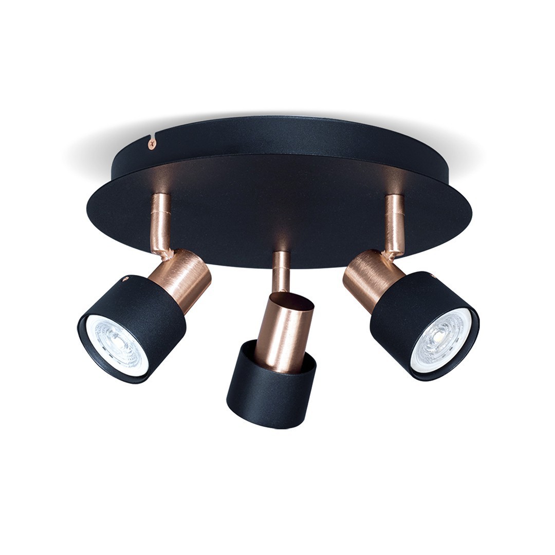 Ronda - Boa Negro con cobre - 5259 - Plafón