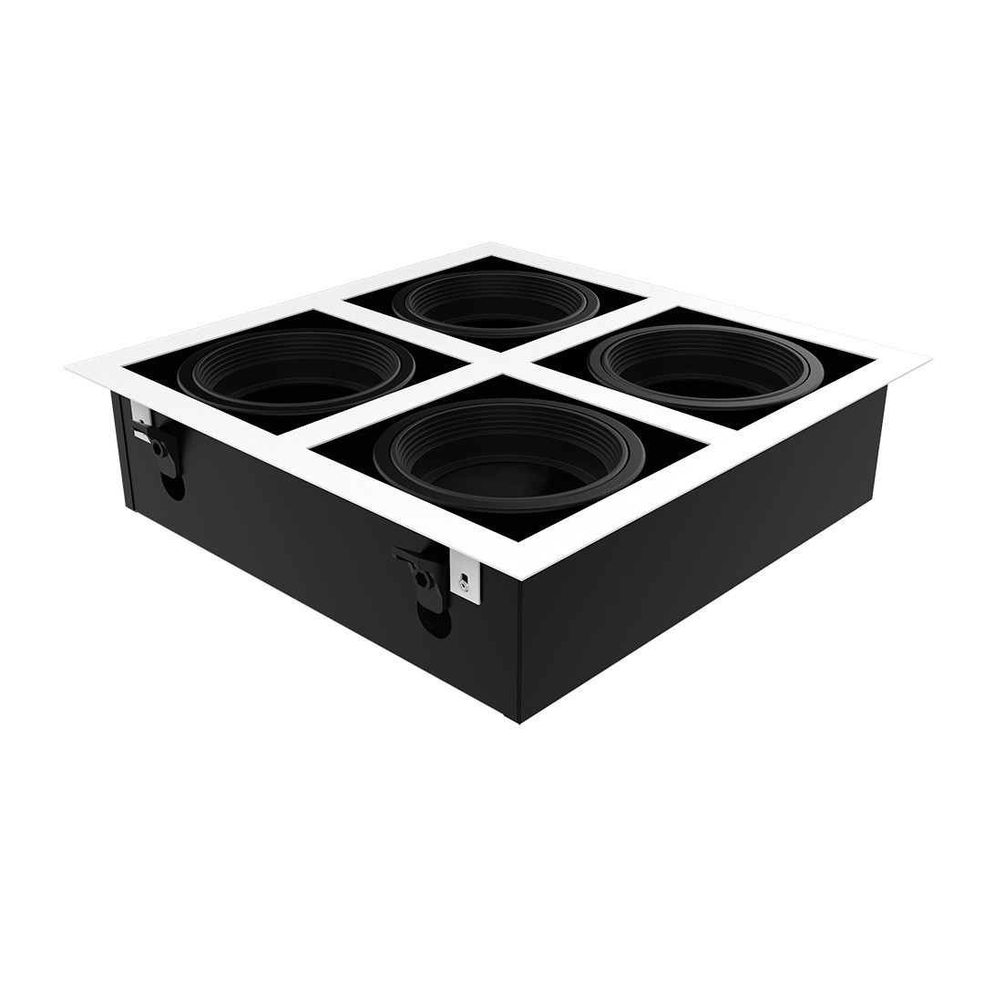 Spots Line - BOX/4 CUADRADO - Empotrable