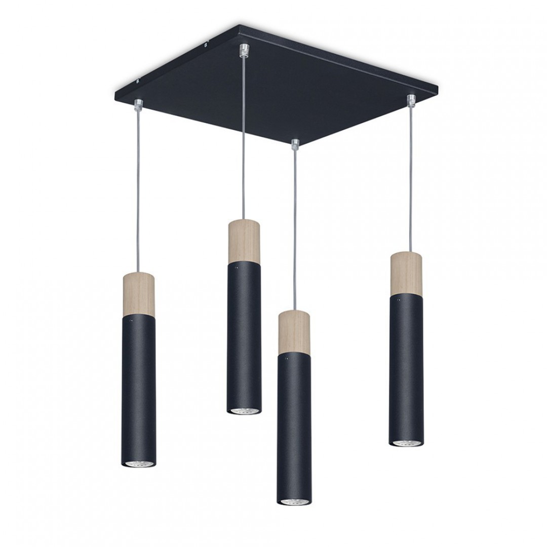 Vignolo Iluminaci&oacute;n - TUBE MADERA - MG-S425NE - Colgante